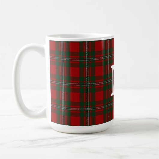 Clan MacGregor Tartan Kariert Custom Kaffeetasse (Links)
