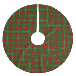Clan MacGregor Tartan Kariert Polyester Weihnachtsbaumdecke