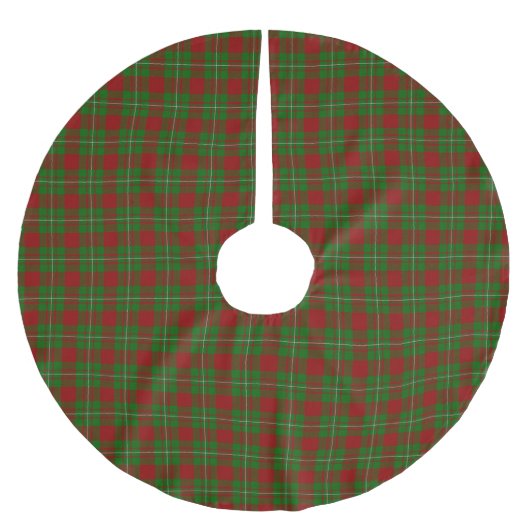 Clan MacGregor Tartan Kariert Polyester Weihnachtsbaumdecke (Vorderseite)