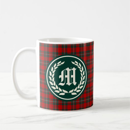Clan MacGregor Tartan Monogram Kaffeetasse (Links)