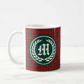 Clan MacGregor Tartan Monogramm Kaffeetasse (Links)