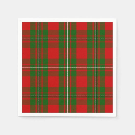 Clan MacGregor Tartan Serviette (Vorderseite)