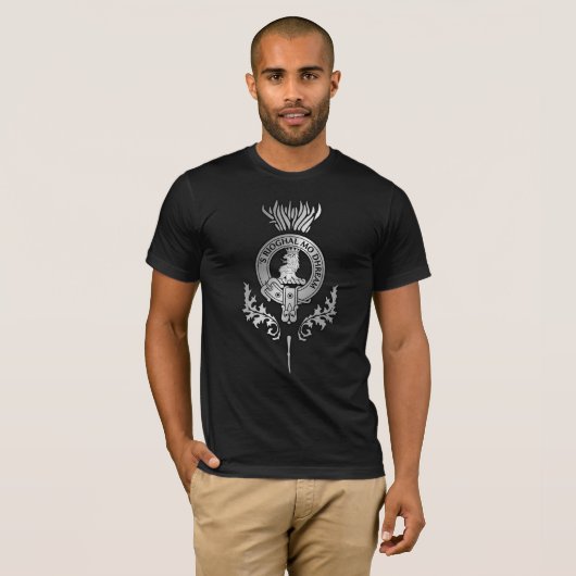 Clan MacGregor Thistle Wappen T-Shirt (Vorne ganz)