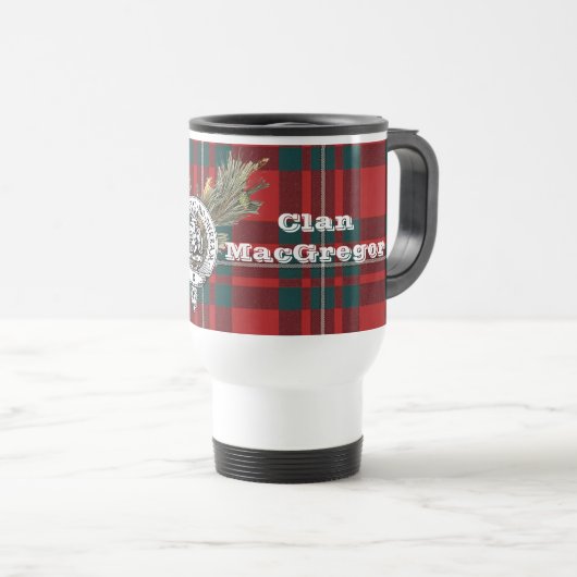 Clan MacGregor tragbare Reise-Tasse Reisebecher (VorderseiteRechts)