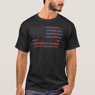 Clan MacGregor von Glengyle Scottish tartan US fla T-Shirt