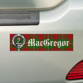 Clan MacGregor Wappen Abzeichen und Tartan Autoaufkleber (Auf Auto)