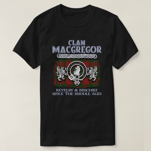 Clan MacGregor Wappen Schottischer Clan Schottisch T-Shirt (Design vorne)