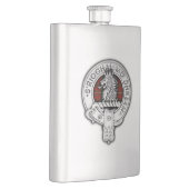 Clan MacGregor Wappen & Tartan Flachmann (Rechts)