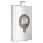 Clan MacGregor Wappen & Tartan Flask Flachmann (Rechts)
