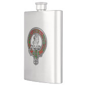 Clan MacGregor Wappen & Tartan Flask Flachmann (Links)