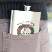 Clan MacGregor Wappen & Tartan Flask Flachmann (Beispiel)