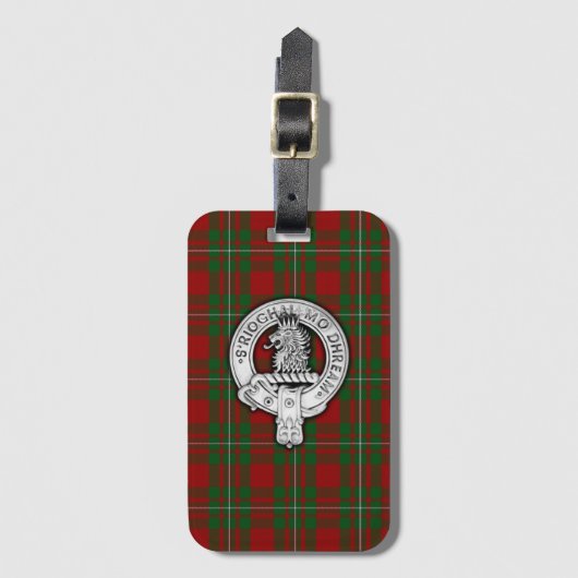 Clan MacGregor Wappen & Tartan Gepäckanhänger
