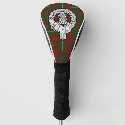 Clan MacGregor Wappen &Tartan Golf Headcover (Vorderseite)