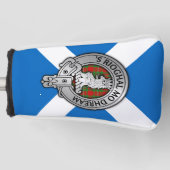 Clan MacGregor Wappen & Tartan Golf Headcover (Vorderseite)