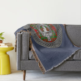 Clan MacGregor Wappen & Tartan Knot Decke