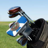 Clan MacGregor Wappen & Tartan Knot Golf Headcover (In Situ)