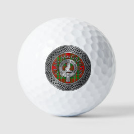 Clan MacGregor Wappen & Tartan Knot Golfball