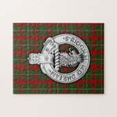 Clan MacGregor Wappen & Tartan Puzzle (Horizontal)