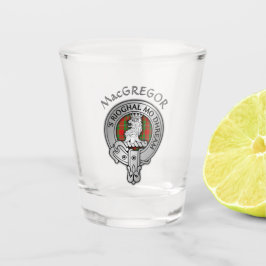 Clan MacGregor Wappen & Tartan Schnapsglas