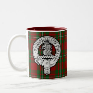 Clan MacGregor Wappen & Tartan Zweifarbige Tasse