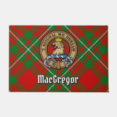 Clan MacGregor Wappen über Tartan Fußmatte (Vorderseite)