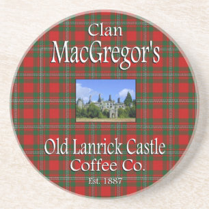 Clan MacGregors alter Lanrick Schloss-Kaffee Co. Sandstein Untersetzer
