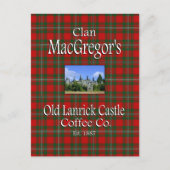 Clan MacGregor's Old Lanrick Castle Coffee Co. Postkarte (Vorderseite)