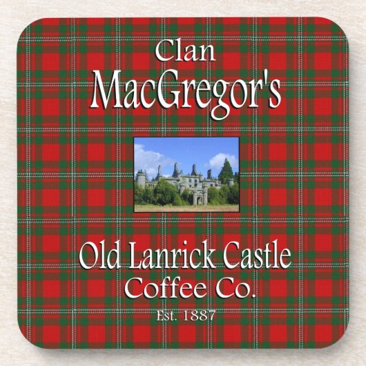 Clan MacGregor's Old Lanrick Castle Coffee Co. Untersetzer (Vorderseite)