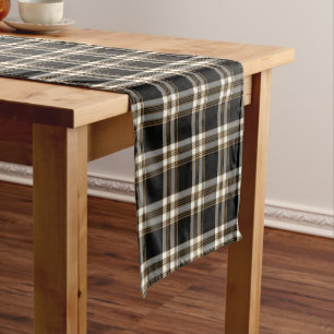 Clan MacGuinness Tartan Pattern Irish Kariert Kurzer Tischläufer