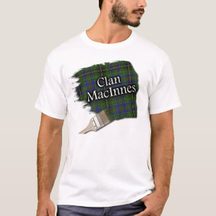 Clan MacInnes Scottish Tartan Paint Shirt