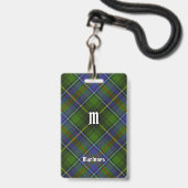 Clan MacInnes Tartan Ausweis (Vorderseite mit Lanyard)