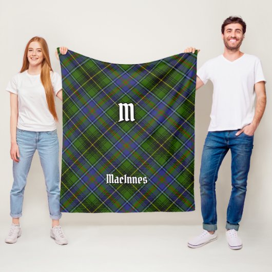 Clan MacInnes Tartan Fleecedecke (Beispiel)