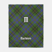 Clan MacInnes Tartan Fleecedecke (Vorderseite)