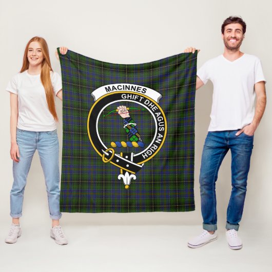 Clan MacInnes Tartan Kariert Fleecedecke (Beispiel)