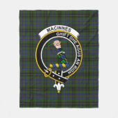 Clan MacInnes Tartan Kariert Fleecedecke (Vorderseite)