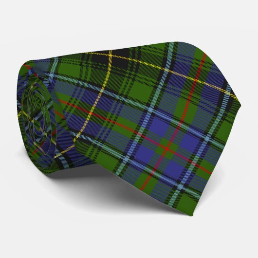 Clan MacInnes Tartan Krawatte (Gerollt)