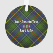 Clan MacInnes Tartan Ornament (Rückseite)