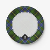 Clan MacInnes Tartan Pappteller (Vorderseite)