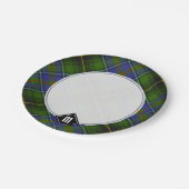 Clan MacInnes Tartan Pappteller (Schrägansicht)