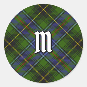 Clan MacInnes Tartan Runder Aufkleber