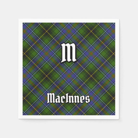 Clan MacInnes Tartan Serviette (Vorderseite)