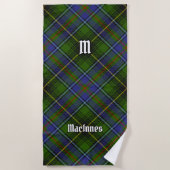Clan MacInnes Tartan Strandtuch (Vorderseite)