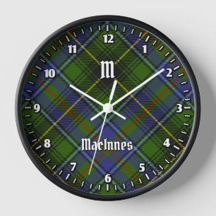 Clan MacInnes Tartan Uhr