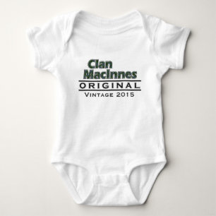 Clan MacInnes Vintag anpassen Baby Strampler