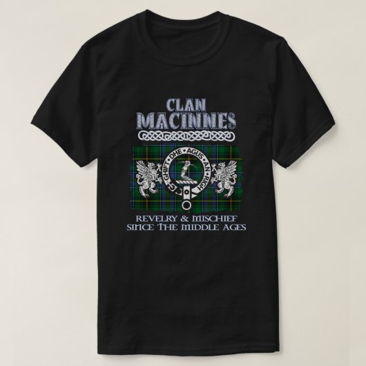 Clan MacInnes Wappen Schottischer Clans Scottish S T-Shirt (Design vorne)