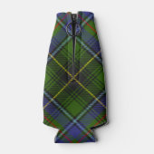 Clan MacInnes Wappen über Tartan Flaschenkühler (Rückseite)
