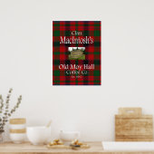 Clan MacIntosh's Old Moy Hall Coffee Co. Poster (Küche)