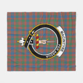 Clan MacIntyre Ancient Tartan Kariert Fleecedecke (Vorderseite (Horizontal))