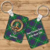 Clan MacIntyre Crest over Hunting Tartan Keychain Schlüsselanhänger