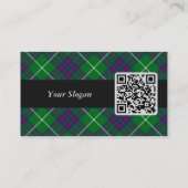 Clan MacIntyre Hunting Tartan Business Card Visitenkarte (Rückseite)